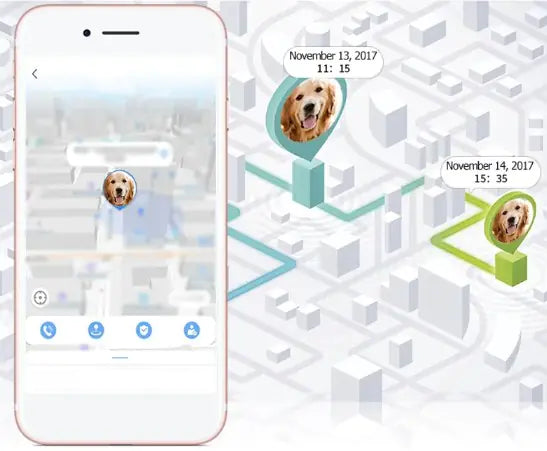 Smart GPS Pet Tracker Collar